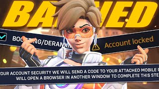 I got account locked for playing Tracer in Top 500  Overwatch [upl. by Winchell]