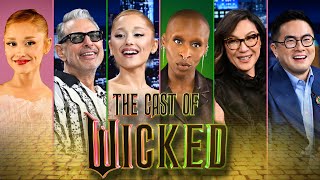 Ariana Grande Cynthia Erivo Jeff Goldblum Bowen Yang amp Michelle Yeoh Talk the Magic of Wicked [upl. by Ariamo]