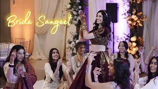 Bride Beautiful Sangeet  Bollywood Wedding Dance  Sangeet 2024 Bridemaids [upl. by Amsden]