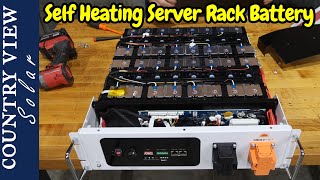 New Heated Server Rack Battery  Overview and Installation  SunGoldPower [upl. by Hank]