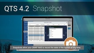 QTS 42 Easily create and revert Snapshots on QNAP NAS [upl. by Reeba]