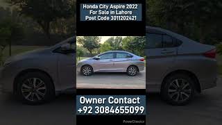 Honda City Aspire 2022 For Sale in Lahorecarsoutlet pakwheelsautostore carforsale sale forsale [upl. by Au]