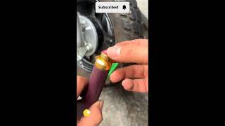 See the best solution for repairing a motorcycle tire shortsvideo tools diy hd [upl. by Chemaram]