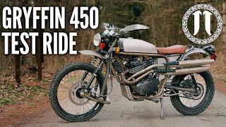 Janus Gryffin 450 Scrambler  Test Ride Teaser JanusMotorcycle [upl. by Louisa]