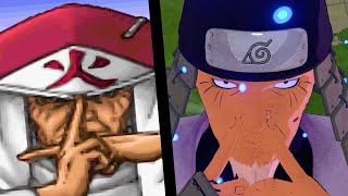 All Ultimate Jutsu HIRUZEN SARUTOBI Evolution 4K [upl. by Toma477]