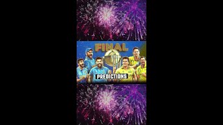 The Predictions for the CWC 2023 Final Are In India or Australia [upl. by Mharba]