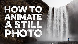 How To Animate a Still Photo in Adobe Photoshop [upl. by Benoite]