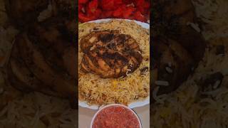 Authentic Chicken Kabsa Recipe  Arabian Recipe Chicken Kabsa With Delicious Chutney Recipe  food [upl. by Kragh]