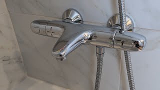 Grohe Grohtherm 1000 thermostatic shower valve review [upl. by Charry]