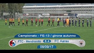 Team FTCMendrisiotto FE13 VS FC Aarau FE13 [upl. by Deina826]