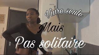 Vlog Vivre seule mais pas solitaire ep1  journée avec moi [upl. by Ahsinit]