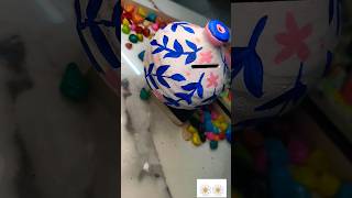 Piggy bank decoration idea short decoration piggybank bank acrlic painting art [upl. by Martyn959]