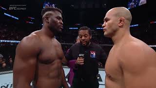 Francis Ngannou vs Junior Dos Santos  Fight Highlights HD ALL Angles [upl. by Bluma]