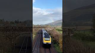 1B30 Inverness  Edinburgh 43028 amp 43149 pass auchterarder trains class43 [upl. by Nosila]