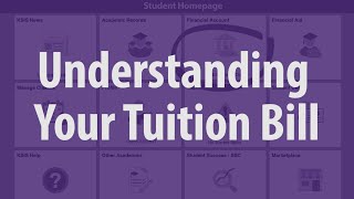 Understanding Your Tuition Bill [upl. by Candide]