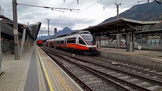 Bahnhof Jenbach Tirol S Bahn nach Brennero via Innsbruck fährt ab Bahnsteig 2 [upl. by Wolpert]