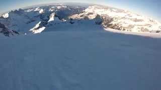 GoPro ski Titlis to Stand via Rotegg 4min [upl. by Eenaj]