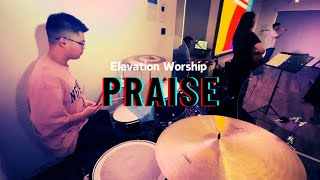 Praise  Elevation Worship  LIVE DRUM CAM [upl. by Samau]