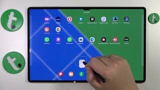 How to Add Sticky Notes to Home Screen on a SAMSUNG Galaxy Tab S9 Ultra [upl. by Rettig]