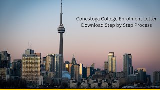 How to Download the Conestoga Enrolment Letter step by step guide [upl. by Tnafni]