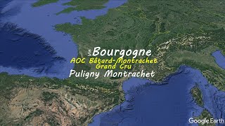 BâtardMontrachet Grand Cru at Pulingy Montrachet commune  French wine map  Wine study [upl. by Fanny280]