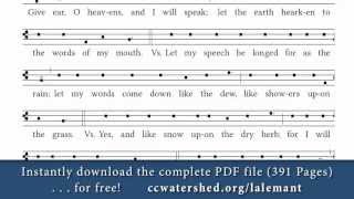 Lalemant Propers Holy Saturday Example Simple English Psalm Tones [upl. by Eden688]