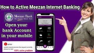 How to Active Meezan Internet banking app Rigester meezan bank mobile app Haniyas technical [upl. by Uriiah995]