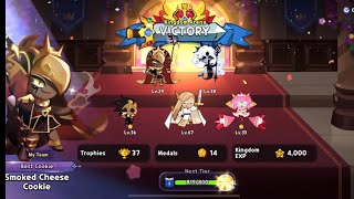 Cookie Run Kingdom Arena Gameplay with Smoked Cheese Cookie [upl. by Tremaine]