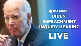 Watch live House Republicans hold first impeachment inquiry hearing of President Biden [upl. by Lissi]