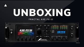 UNBOXING  Fractal AXE FX III  Mark II e FC6 Foot Controller [upl. by Eisler583]