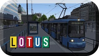 München Tram Addon ➤ Lotus Simulator 44 R22b Aufrüsten und Rundfahrt PCHD60FPSDE [upl. by Ynohtnaed]