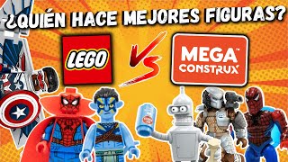 LEGO VS MEGACONSTRUX  Cuál es mejor  Minifigs [upl. by Heinrik]