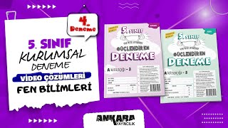 5 Sınıf Güçlendiren 4 Kurumsal Deneme Fen Bilimleri Video Çözümleri [upl. by Yeliac]