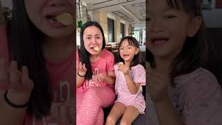 Kid helps crying mom 🍌🤣❤️👧🏻✅🌈🚀😱 [upl. by Rabush45]