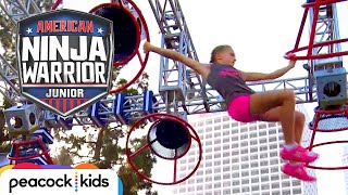 AMERICAN NINJA WARRIOR JUNIOR  Epic Girl Power Racing [upl. by Adnoral]