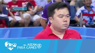 Table TennisMens Singles Class 2 Finals Day 5  8th ASEAN Para Games 2015 [upl. by Idell]