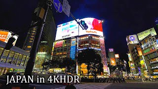 4K・ 【4KHDR】Night Shibuya [upl. by Allac714]