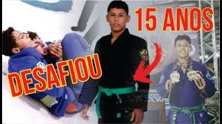 POLÊMICA  FAIXA VERDE ACEITOU LUTAR COM FAIXA PRETA PARA VAGA NA COPA PODIO  JIUJITSU [upl. by Onit985]