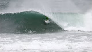 Surfers riding chaotic and beautiful big waves [upl. by Freeman]