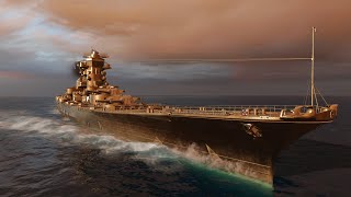 WoWS  First Look at Update 0105 with IJN Satsuma Gameplay Max Graphics 2021 07 04 01 59 51 [upl. by Okimat]