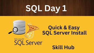 Install SQL Server Complete StepbyStep Guide for Beginners  Day 1 [upl. by Keldah699]