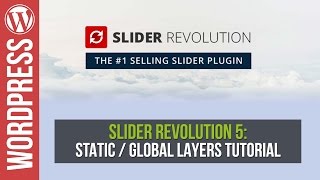 Slider Revolution 5 Global Static Layers Tutorial [upl. by Edison]