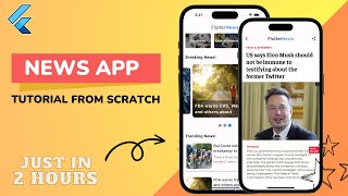 2Hour Challenge Create a Flutter News App with NewsApi Org  Full Tutorials from Scratch [upl. by Pleione]