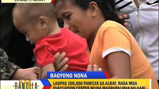 More than 1000 families in Albay evacuation centers due to Nona [upl. by Bonneau]