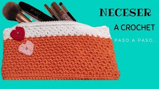 🟠NECESER A CROCHET FÁCIL Y RÁPIDO DE TEJER 💪❤️ [upl. by Darice]