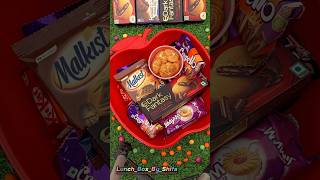 yummy food lunch box trending chocolate choclatelunchbox lunchbox funny candy [upl. by Kendell]