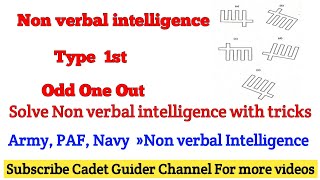 Non verbal intelligence Test Nonverbalintelligencemcqs Cadetguidernonverbalintelligence [upl. by Ziegler]