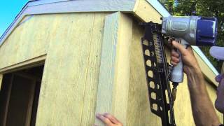 How To Build A Shed  Part 8  Exterior Trim Install [upl. by Penny]