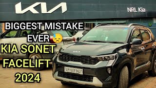 2024 Kia Sonet Facelift  Ownership Review  KIA Sonet HTK Optional Review 2024  DABAS RIDER [upl. by Iver]