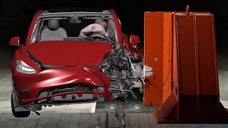 Tesla Crash Safety Tests Pushing the Limits of Protection [upl. by Colley]